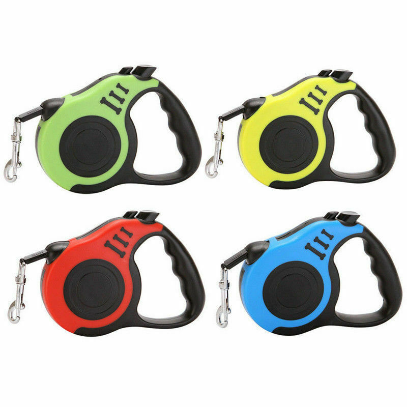 16ft Retractable Dog Leash – Automatic Adjustable Lead with Brake & Lock System (Durable, Tangle-Free & Comfortable Grip)