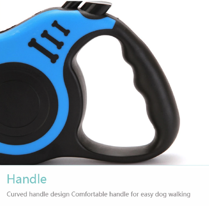 16ft Retractable Dog Leash – Automatic Adjustable Lead with Brake & Lock System (Durable, Tangle-Free & Comfortable Grip)