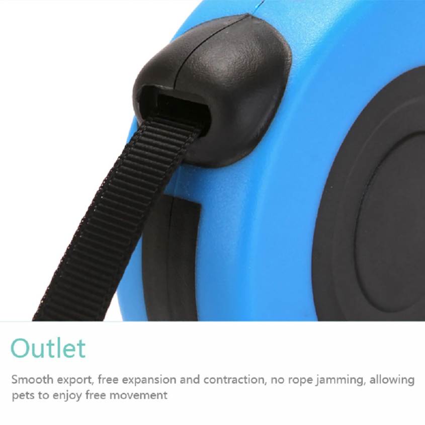 16ft Retractable Dog Leash – Automatic Adjustable Lead with Brake & Lock System (Durable, Tangle-Free & Comfortable Grip)