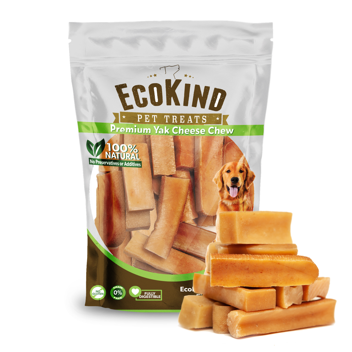 Himalayan Yak Dog Chews – 100% Natural Long-Lasting Treats for Small Dogs (Gluten & Lactose-Free)