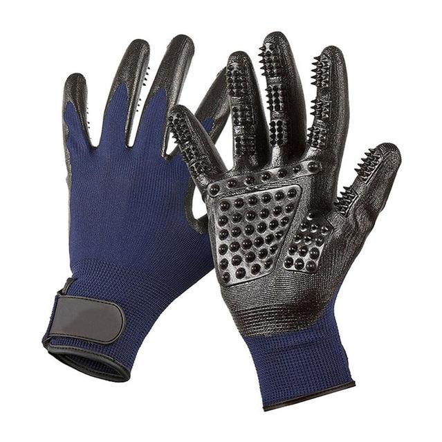 2-Pack Pet Grooming Gloves – Deshedding & Hair Removal Brush for Dogs, Cats & Horses (Gentle Massage & Easy Clean)