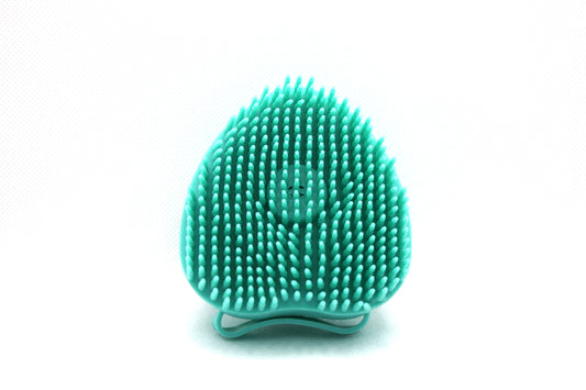 2-in-1 Pet Bath Brush with Shampoo Dispenser – Gentle Silicone Grooming & Deep Cleaning Tool